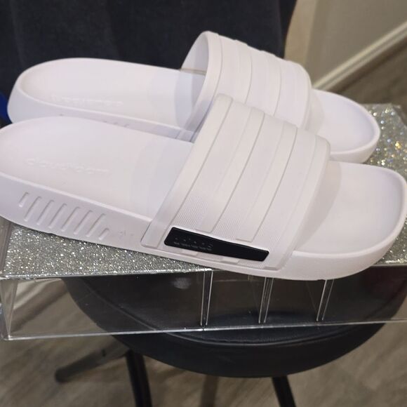 Adidas Tracer TR Slide Sandals- White - Picture 11 of 12
